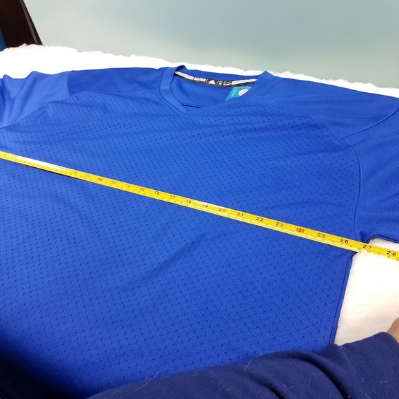 MENS ADIDAS BLANK FOOTBALL JERSEY SZ XXL - Picture 4 of 8